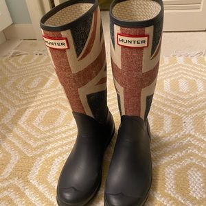 Hunter rain boots. Rare design.  New